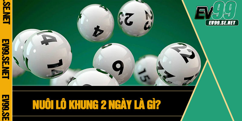 Nuôi lô khung 2 ngày là gì?